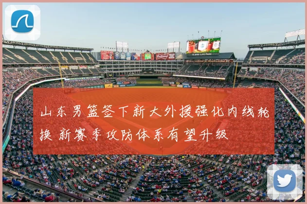 山东男篮签下新大外援强化内线轮换 新赛季攻防体系有望升级